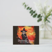 Fireyの魔法使い1のファンタジーの名刺 名刺 (スタンド正面)