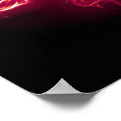 Firey Love – 赤 ポスター (角)