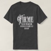 Firme(フィルメ)名言の定義Tシャツ Tシャツ (デザイン正面)