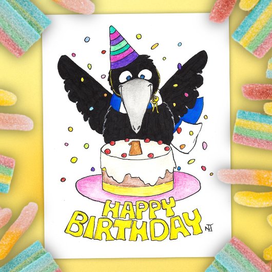 FIRST誕生日ハガキbyニコールジャネス ポストカード