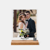 First パーソナライズされた Dance Songの結婚写真 アクリルサイン (正面)