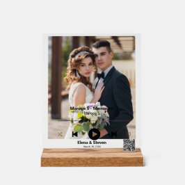 First パーソナライズされた Dance Songの結婚写真 アクリルサイン