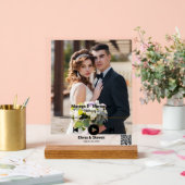 First パーソナライズされた Dance Songの結婚写真 アクリルサイン (ウェディング)