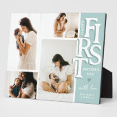 FIRST モダン Mother's Day写真コラージュ記念 フォトプラーク (側面)