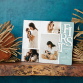 FIRST モダン Mother's Day写真コラージュ記念 フォトプラーク (側面)