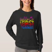 First 1st Grade Teacher Kid First Day Back To Scho Tシャツ (正面)