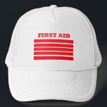 FIRST AID キャップ<br><div class="desc">FIRST AID HAT</div>