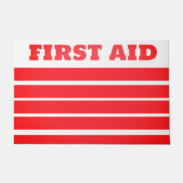 FIRST AID ドアマット