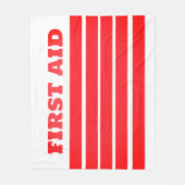 FIRST AID フリースブランケット (正面)