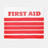 FIRST AID フリースブランケット (正面(横))