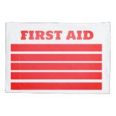 FIRST AID 枕カバー (裏面)