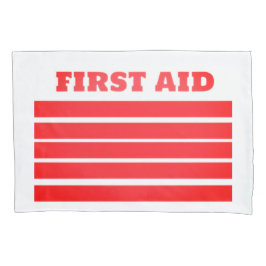 FIRST AID 枕カバー