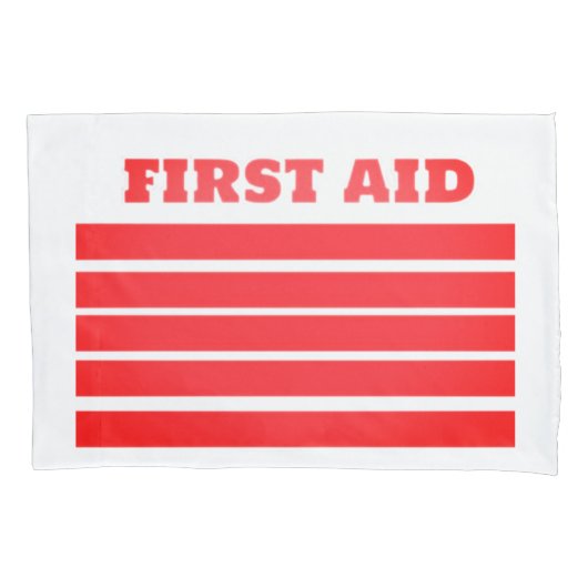 FIRST AID 枕カバー (正面)