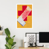 First Aid - Matchbox Print - Aesthetic Wall Art ポスター (ホームオフィス)