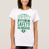 First aid saves lives tシャツ (正面)