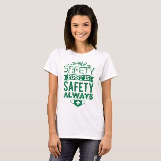 First aid saves lives tシャツ (正面フル)