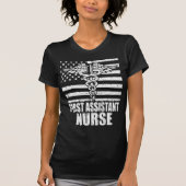 First Assistant Nurse American Flag Tシャツ (正面)