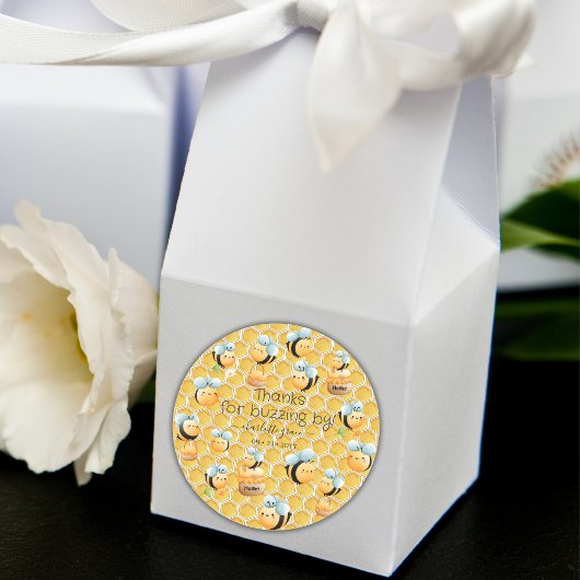 First Bee-Dayでお騒がせをありがとう ラウンドシール