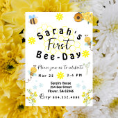 First Bee Day誕生日 招待状