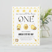 First Bee-day, Bee 1st Birthday招待状 招待状 (スタンド正面)