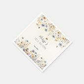 First Bee Day - Floral 1st Birthday  スタンダードカクテルナプキン (角)