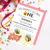 First Bee Day So Sweet to BEE one invitation 招待状