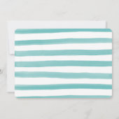 First Birthday Balloon Graphic Colorful Boy 招待状 (裏面)