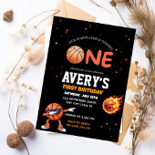 First birthday Basketball Invitation 招待状