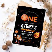First birthday Basketball Invitation 招待状