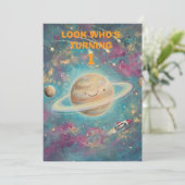 First Birthday Boy Party Digital Download 招待状 (スタンド正面)