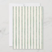 First Birthday Invitation, Silly Goose Birthday  招待状 (裏面)