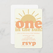 First Birthday Invite 招待状 (正面/裏面)