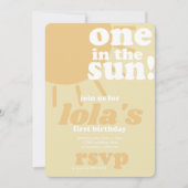 First Birthday Invite 招待状 (正面)