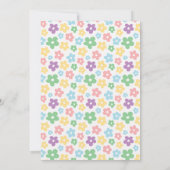 First Birthday Invite Girl, One is lots of Fun 招待状 (裏面)