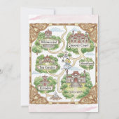 First Birthday ONEderland Wonderland Theme Invite 招待状 (裏面)