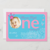 FIRST BIRTHDAY PARTY招待状:: 1 招待状 (正面)