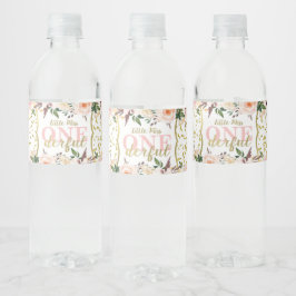 First Birthday Party Water Labels, Boho ペットボトルラベル