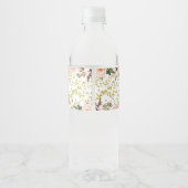 First Birthday Party Water Labels, Boho ペットボトルラベル (裏面)