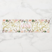 First Birthday Party Water Labels, Boho ペットボトルラベル (シングルラベル)