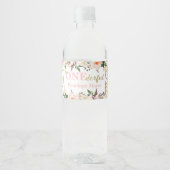 First Birthday Party Water Labels, Boho ペットボトルラベル (正面)
