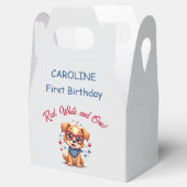 First Birthday Patriotic 4th of July  フェイバーボックス (オープン)