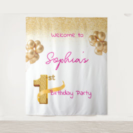 First Birthday Tapestry タペストリー