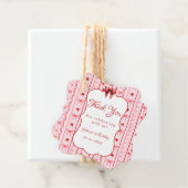 First Birthday valentine baby birthday party フェイバータグ (インサイチュ)