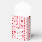 First Birthday valentine baby birthday party フェイバーボックス (オープン)