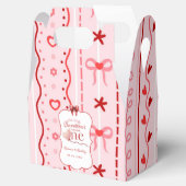 First Birthday valentine baby birthday party フェイバーボックス (オープン)