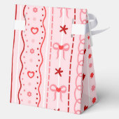 First Birthday valentine baby birthday party フェイバーボックス (裏面)