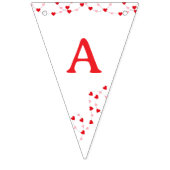 First Birthday Valentine’s Day Banner バンティングフラッグ (第3の旗)