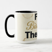 First Bismillah Then Sips - Islamic Coffee Lover  マグカップ (左)