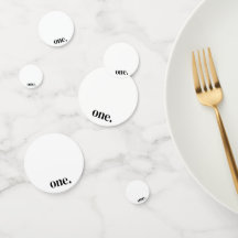 First Bithdayフォト紙吹雪(モノクロ)