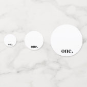 First Bithdayフォト紙吹雪（モノクロ） コンフェッティ (裏面)